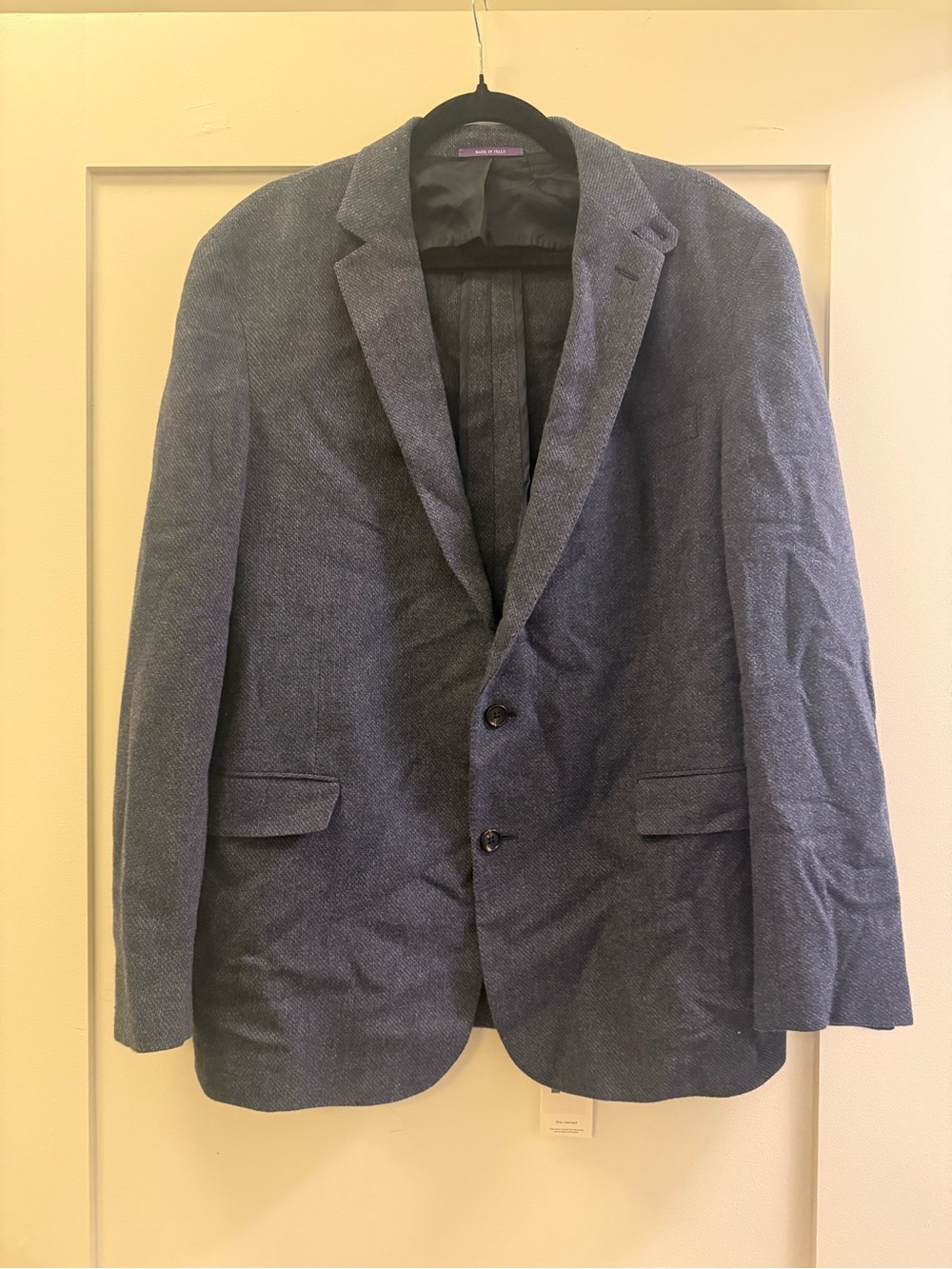 Gerard Darel Men's Blue Herringbone Blazer - Classic Casual Tailoring